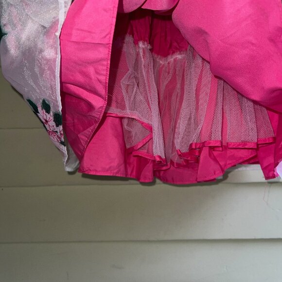 PIPPA & JULIE Pink and green floral toddler dress - Picture 8 of 9